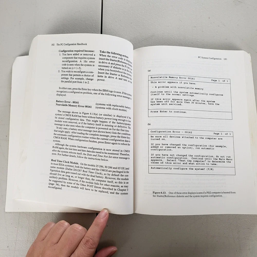 The PC Configuration Handbook 2nd Edition John Woram 1990 Retro Computing Guide